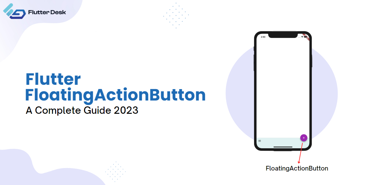 flutter floating action button round