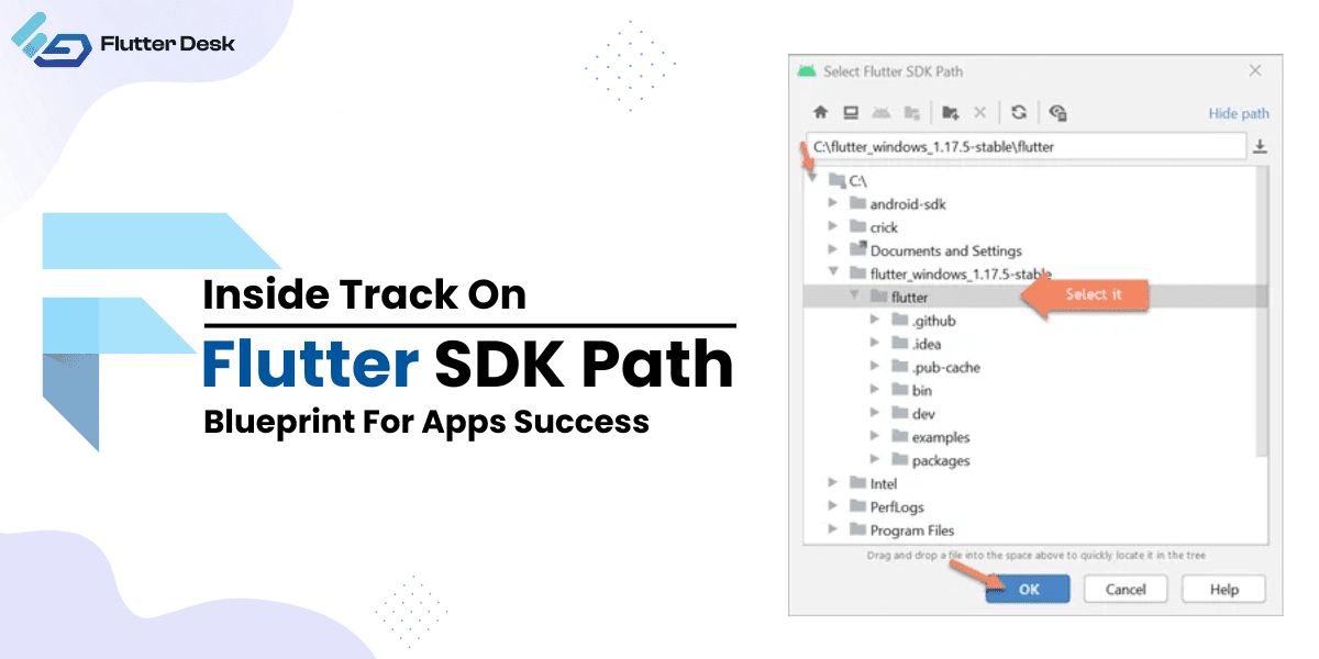 flutter SDK path