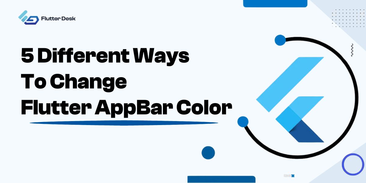 Change Flutter AppBar Color